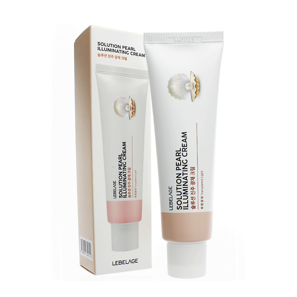 LEBELAGE Крем пептидный для улучшения тона лица с экстрактом жемчуга / Lebelage Solution Pearl 50 мл, фото 2