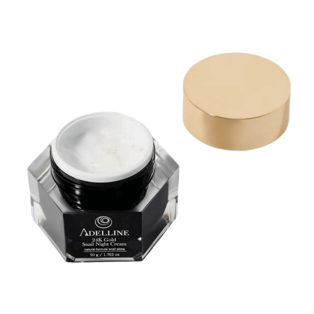ADELLINE Крем ночной с коллоидным золотом и слизью улитки / Adelline 24K Gold Snail Night Cream 50 гр, фото 3
