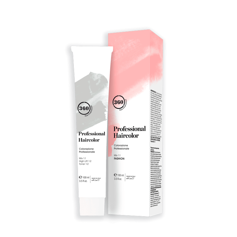 360 HAIR PROFESSIONAL 00 краситель перманентный для волос, экстра белый аммиачный корректор / Permanent Haircolor 100 мл, фото 2