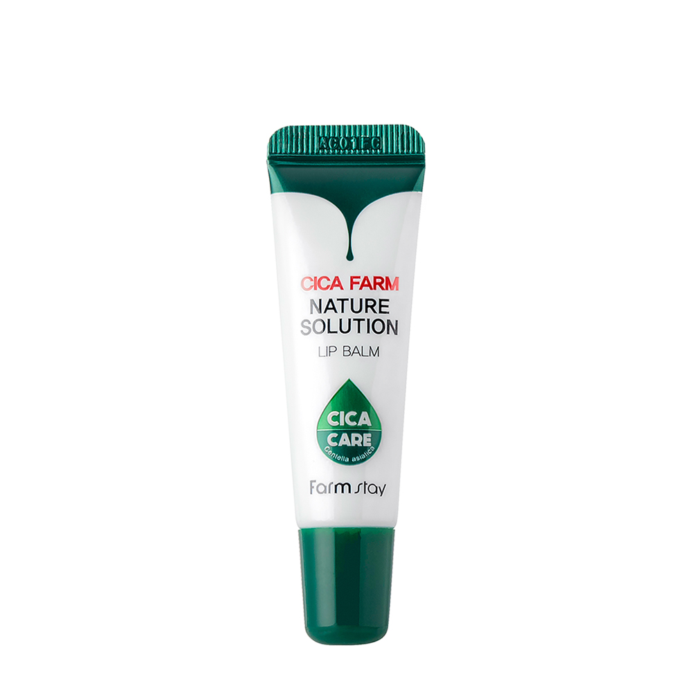 

FARMSTAY Бальзам для губ с центеллой / Cica Farm Nature Solution Lip Balm 10 гр