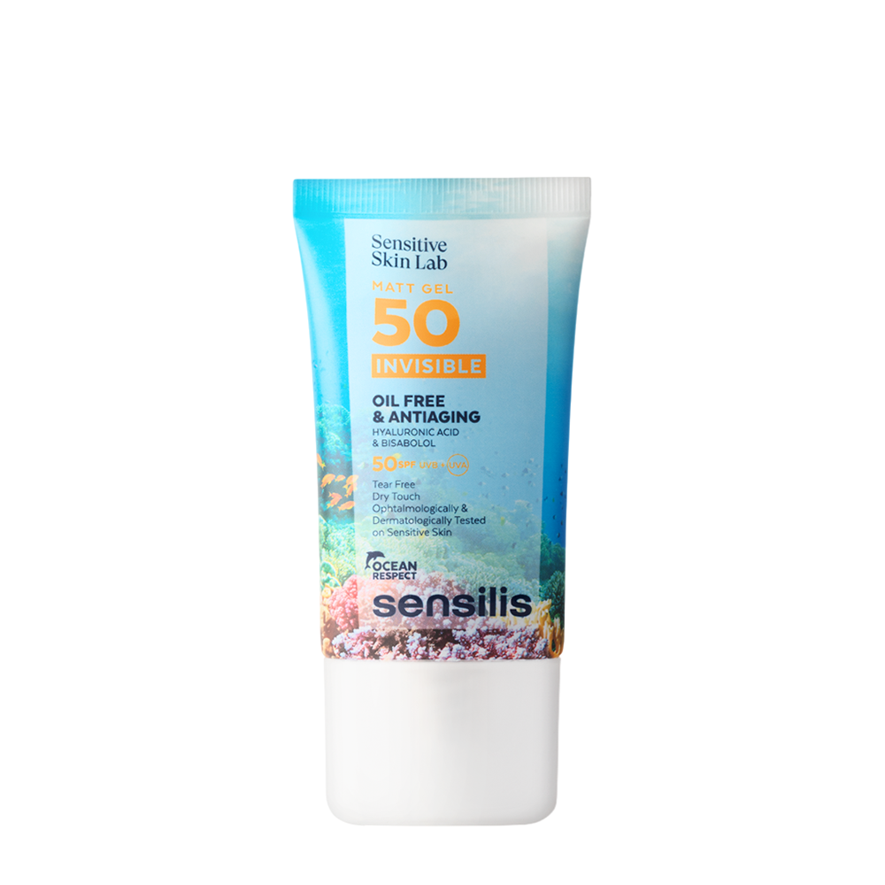 SENSILIS Гель невидимый для защиты лица от солнца SPF50+ / Matt Gel 50 Invisible 40 мл, фото 1