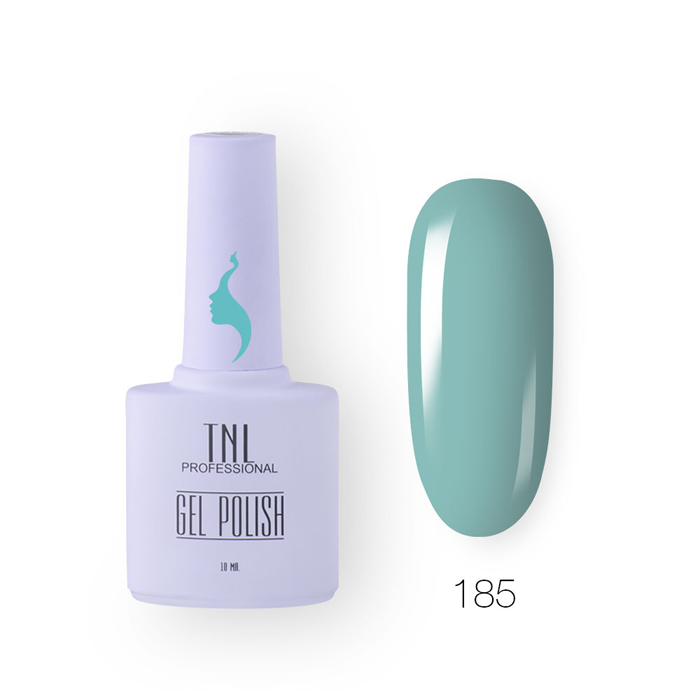 TNL Professional 185 гель-лак для ногтей 8 чувств, индийская бирюза / TNL 10 мл, фото 1