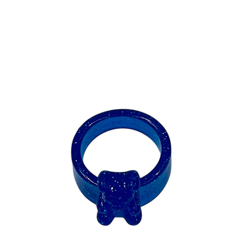IWOU PROFESSIONAL Кольцо Медвежонок синий космос, фото 1