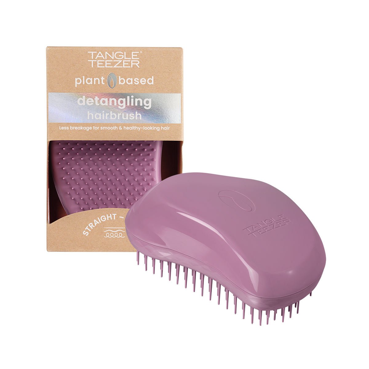 TANGLE TEEZER Расческа для волос / The Original Plant Brush Earthy Purple, фото 7