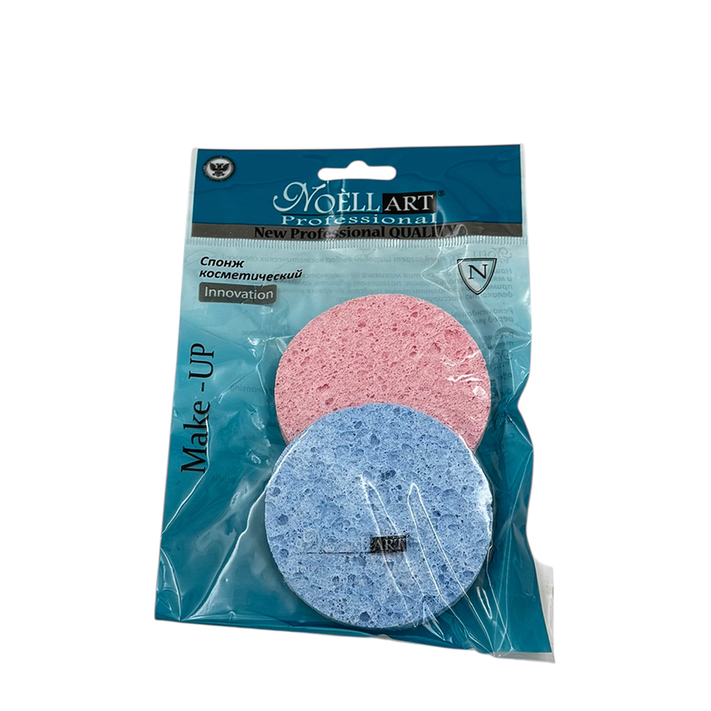 NOELL ART Professional Спонж для умывания целлюлозный 2шт/NoellART, фото 1