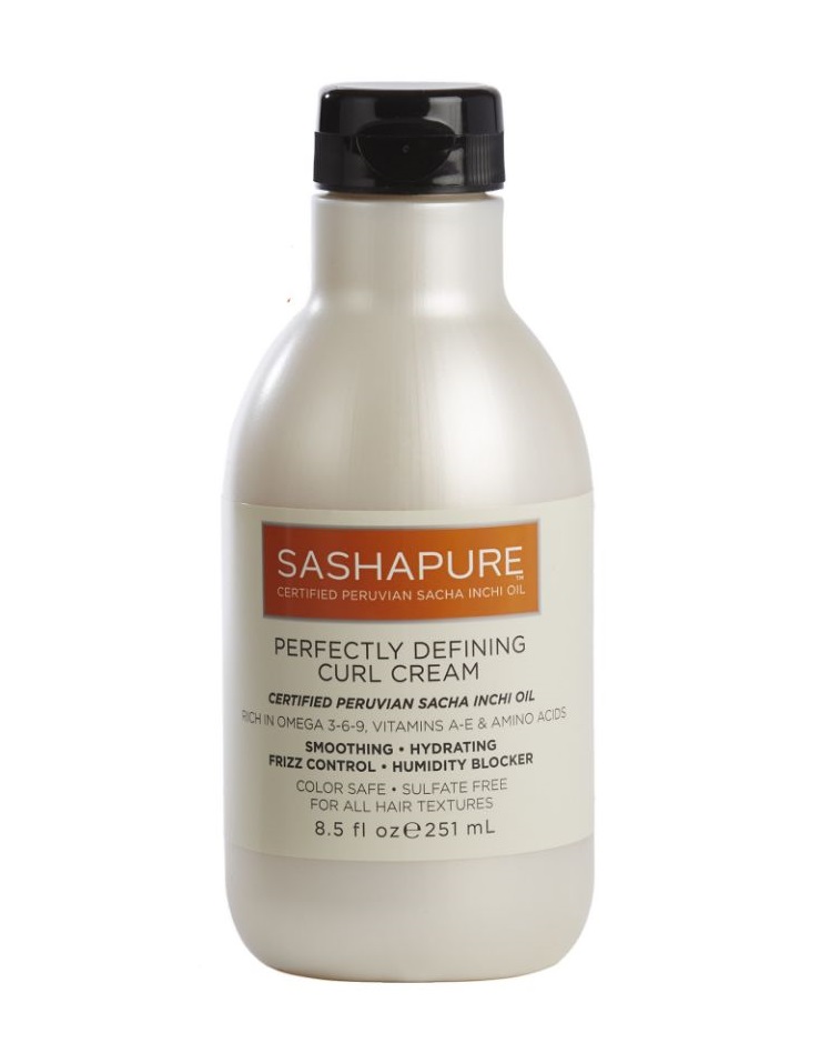 Купить SASHAPURE Крем для кудрявых, непослушных, пушистых волос с маслом Сача Инчи / Defining Curl Cream 250 мл