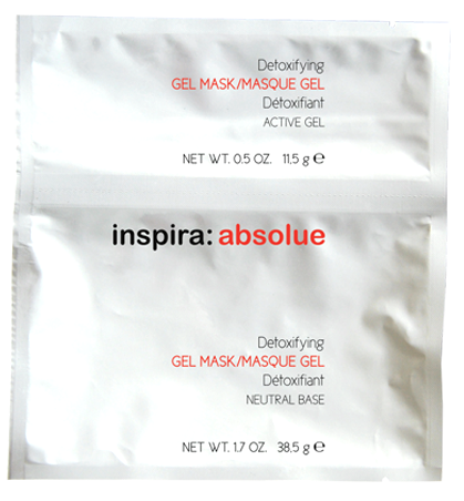 INSPIRA COSMETICS Маска-гидрогель моделирующая детоксицирующая / Detoxifying Gel Mask with Active Charcoal  Mint INSPIRA ABSOLUE 50 г
