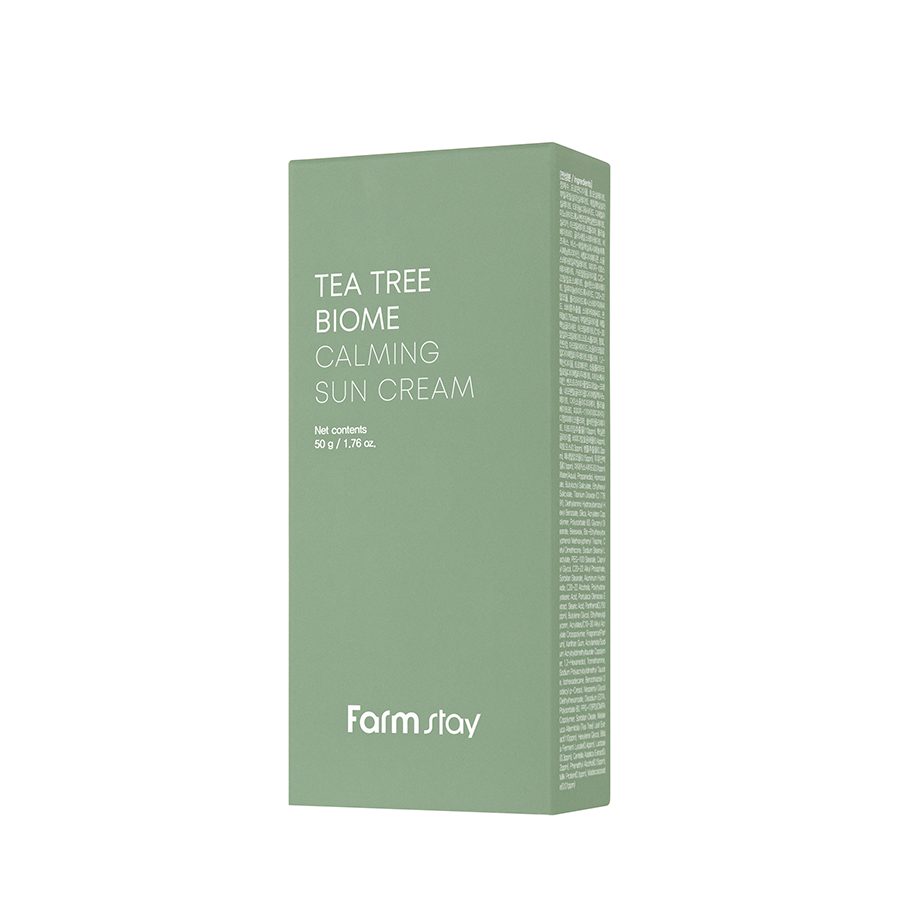 FARMSTAY Крем солнцезащитный успокаивающий для лица с чайным деревом / Tea Tree Biome Calming Sun Cream 50 гр, фото 3