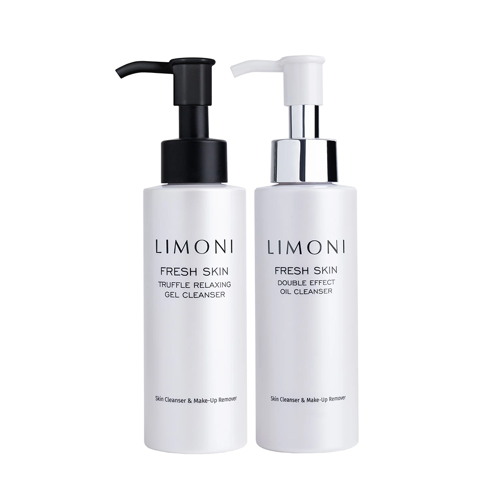 LIMONI Набор для очищения кожи (гель 120 мл, масло 120 мл) Fresh Skin Gel Cleansing Set, фото 2