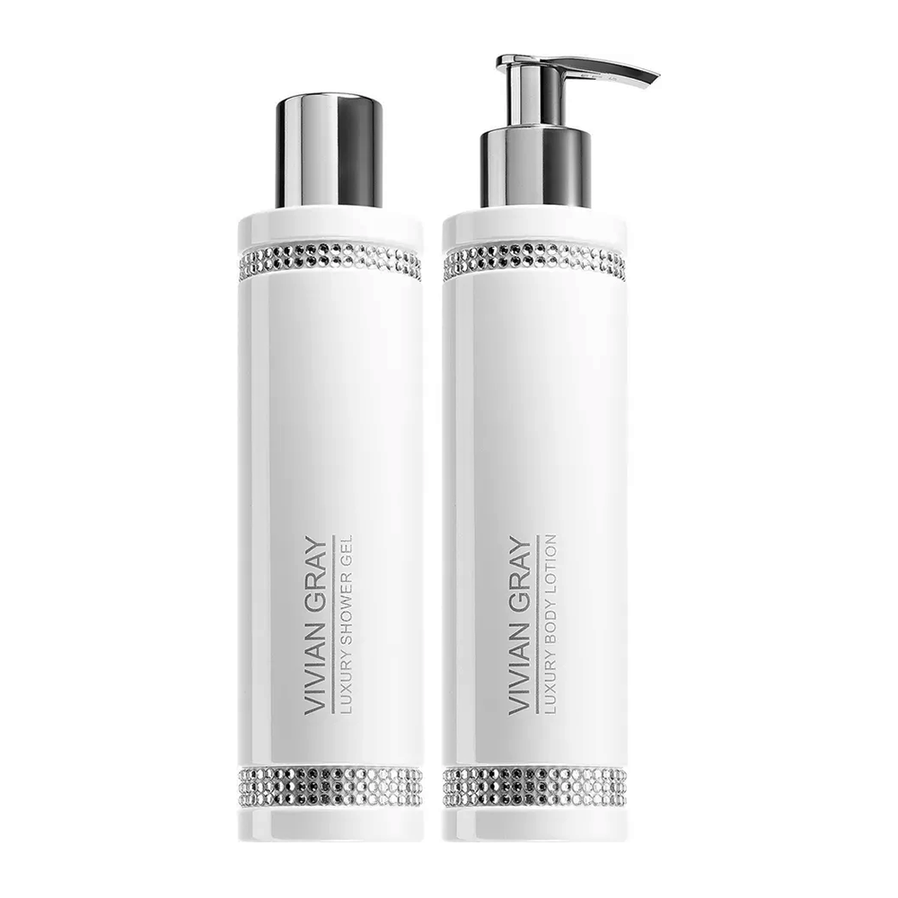 VIVIAN GRAY Набор для тела Белый кристалл (гель для душа 250 мл + лосьон 250 мл) Vivian Gray Set White Crystal, фото 2