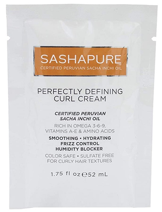 SASHAPURE Крем для кудрявых, непослушных, пушистых волос с маслом Сача Инчи / Defining Curl Cream 52 мл