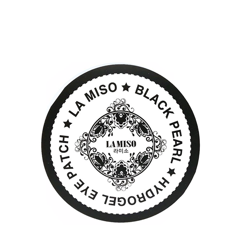 LA MISO Маска гидрогелевая с черным жемчугом для кожи вокруг глаз / LA MISO 60 шт