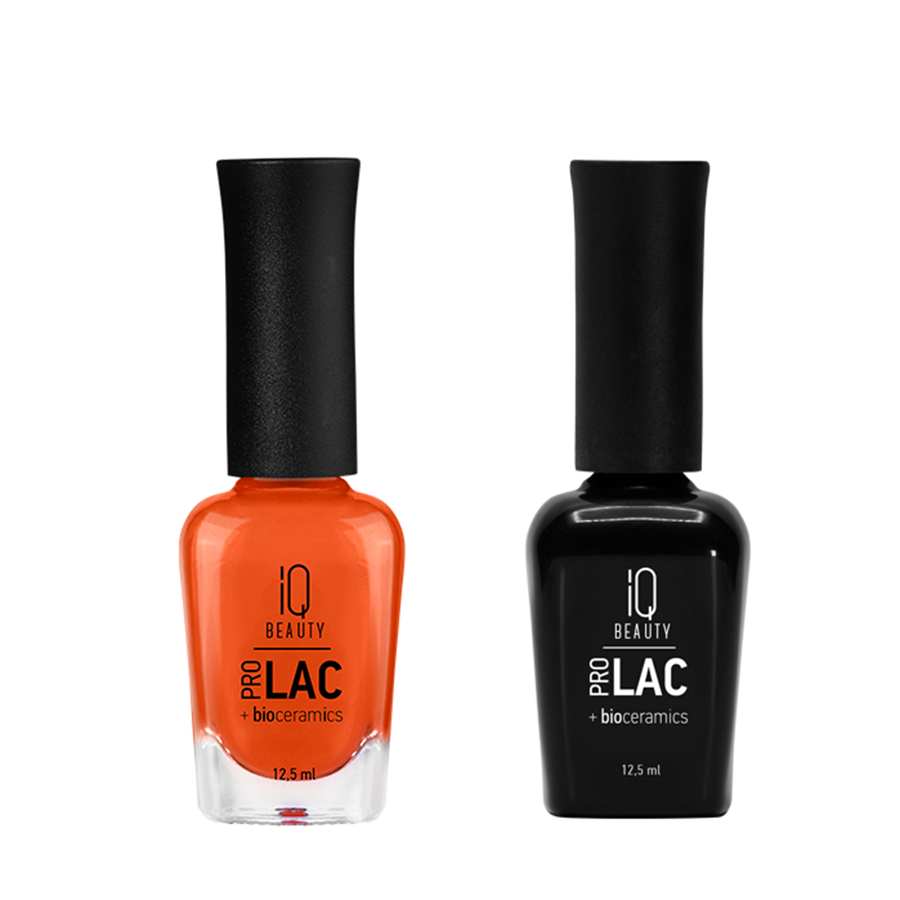 IQ BEAUTY 072 лак профессиональный укрепляющий для ногтей с биокерамикой / Nail polish PROLAC+bioceramics 12,5 мл, фото 2