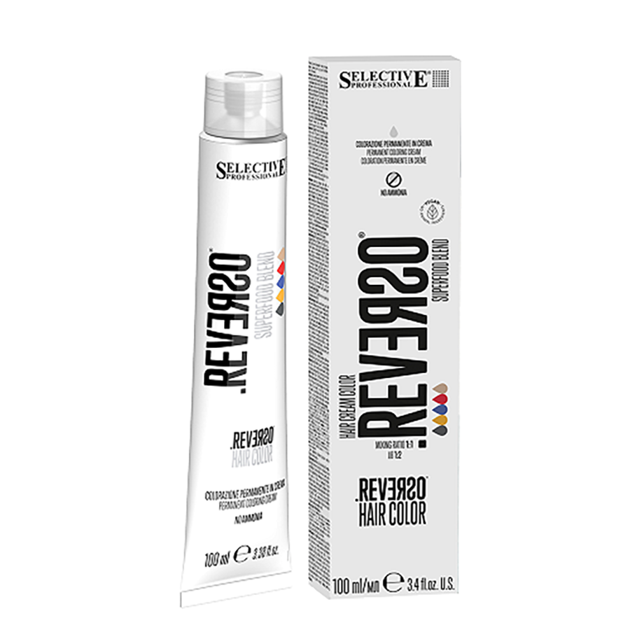 SELECTIVE PROFESSIONAL 7.44 краска для волос, блондин медный интенсивный / Reverso Hair Color 100 мл, фото 2