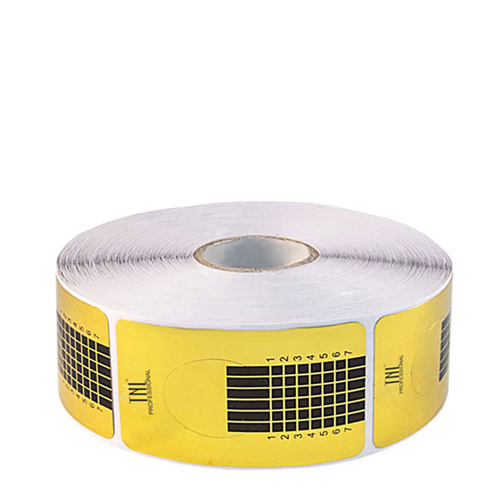 TNL Professional Формы одноразовые узкие, золото 500 шт, фото 1