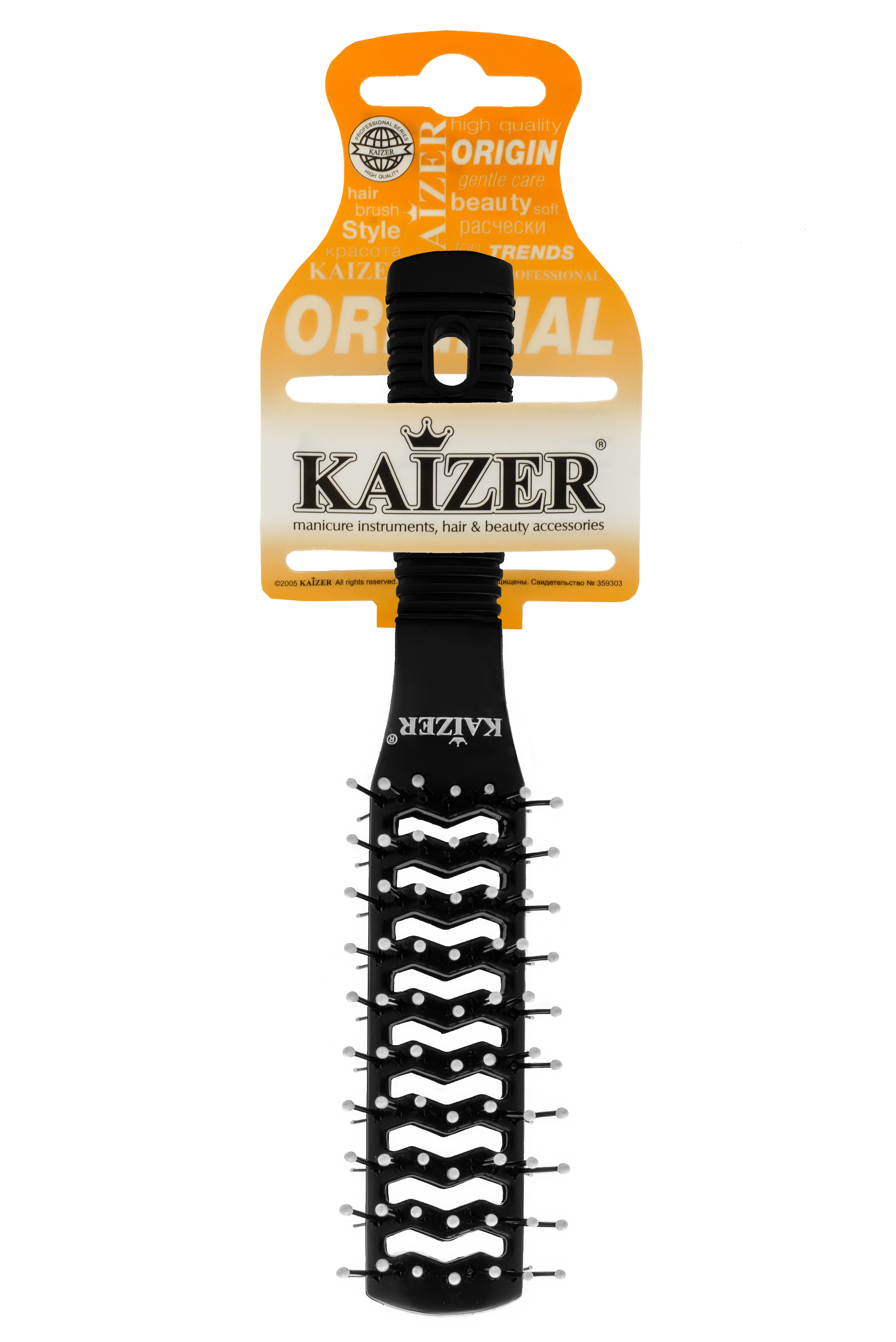 KAIZER Расческа вентиляционная, двухсторонняя, фото 5