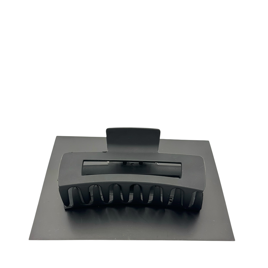 IWOU PROFESSIONAL Краб для волос средний Прямоугольник черный 1шт, фото 2