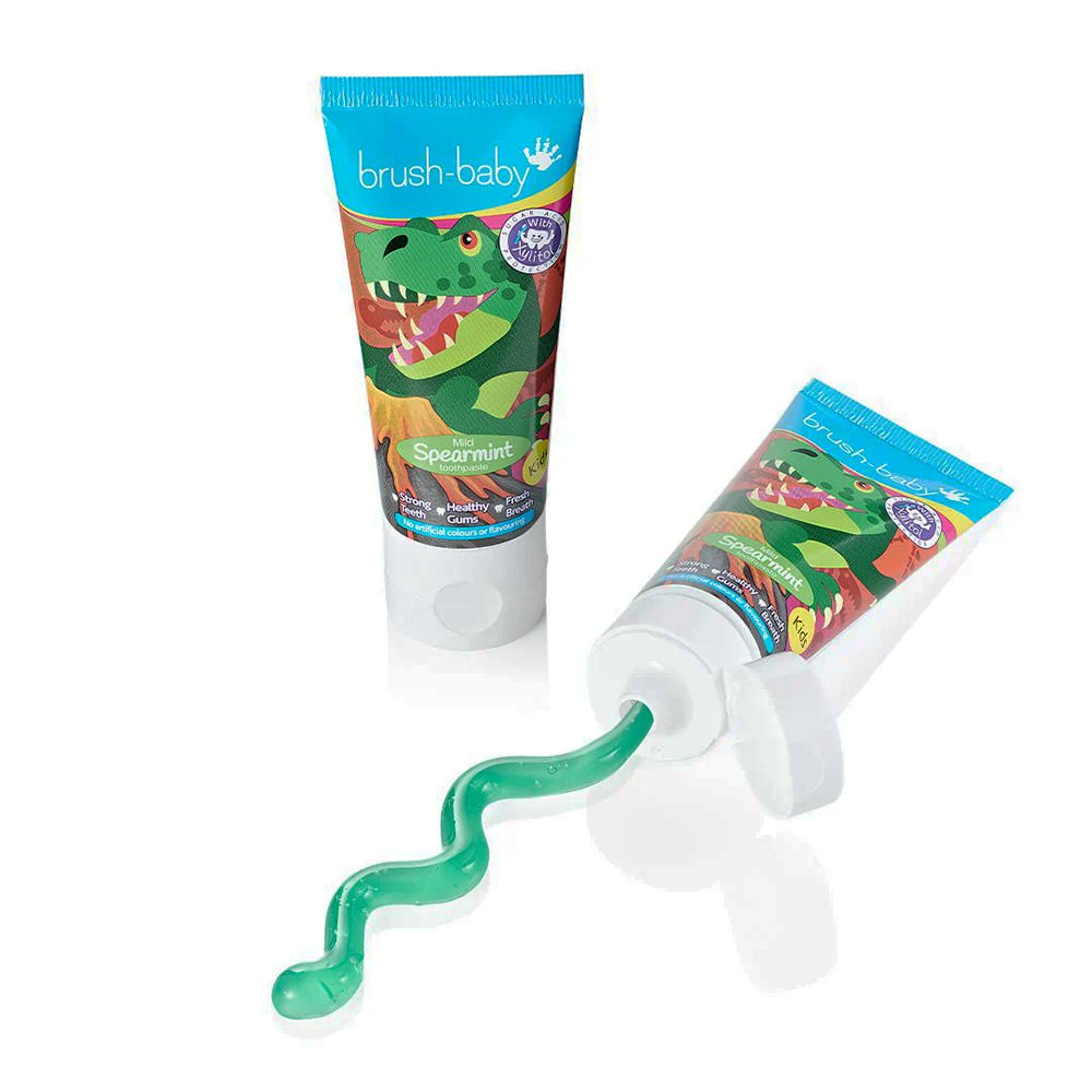 BRUSH-BABY Паста зубная детская от 3-х лет, мята / Brush Baby 50 мл, фото 2