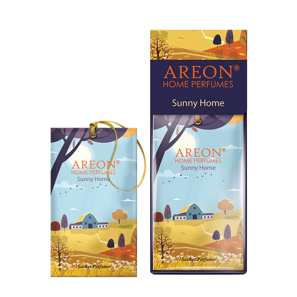 AREON Саше ароматическое, солнечный дом / HOME PERFUMES SACHET Sunny Home 12 гр простыня на резинке askona home пудровый лиловый