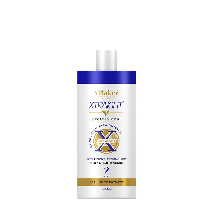 VITAKER Cостав выпрямляющий для волос шаг 2 / Vitaker Xtraight 500 мл, фото 1