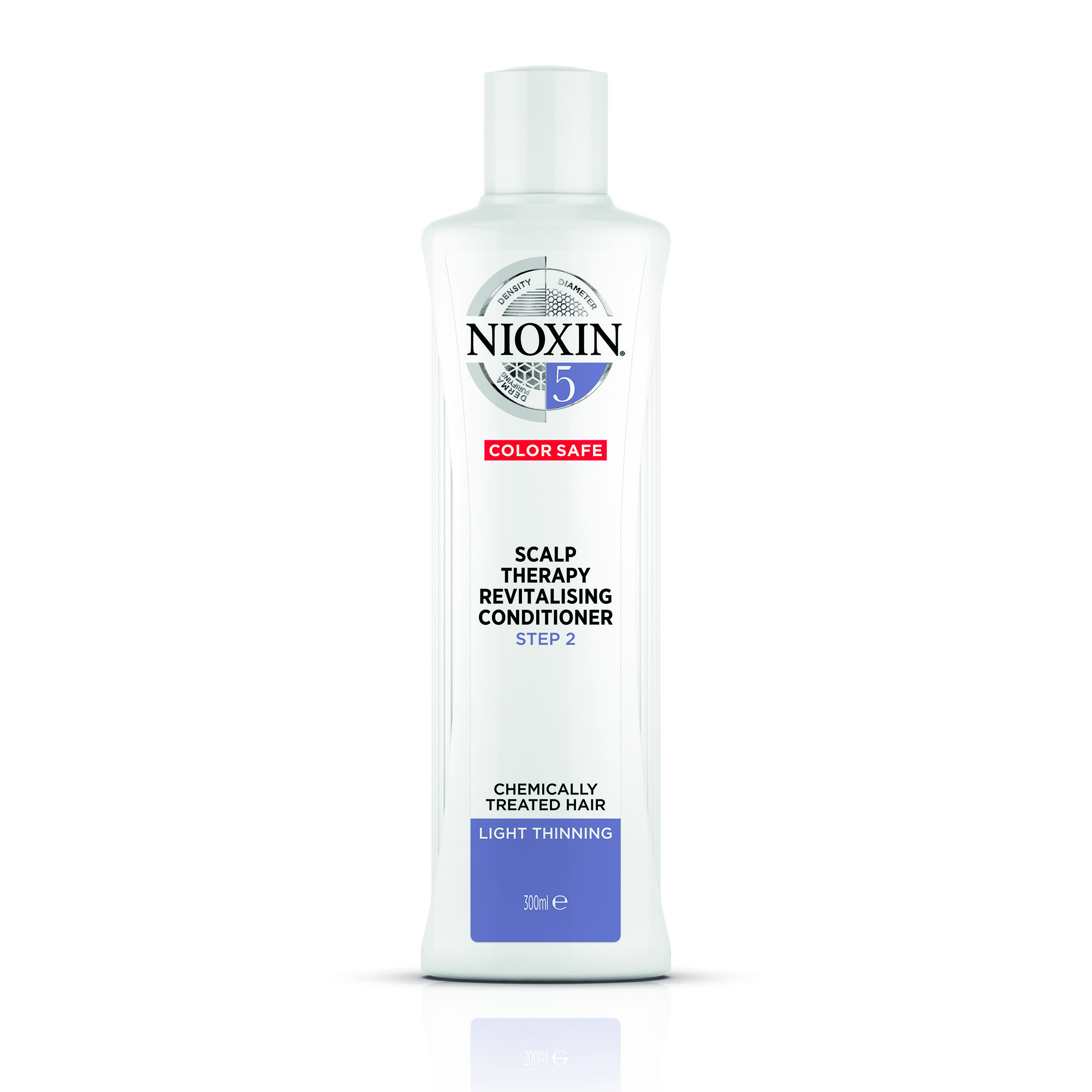 NIOXIN Кондиционер увлажняющий для жестких натуральных и окрашенных волос, Система 5, 300 мл nioxin кондиционер увлажняющий для химически обработанных волос с намечающейся тенденцией к выпадению система 3 300 мл