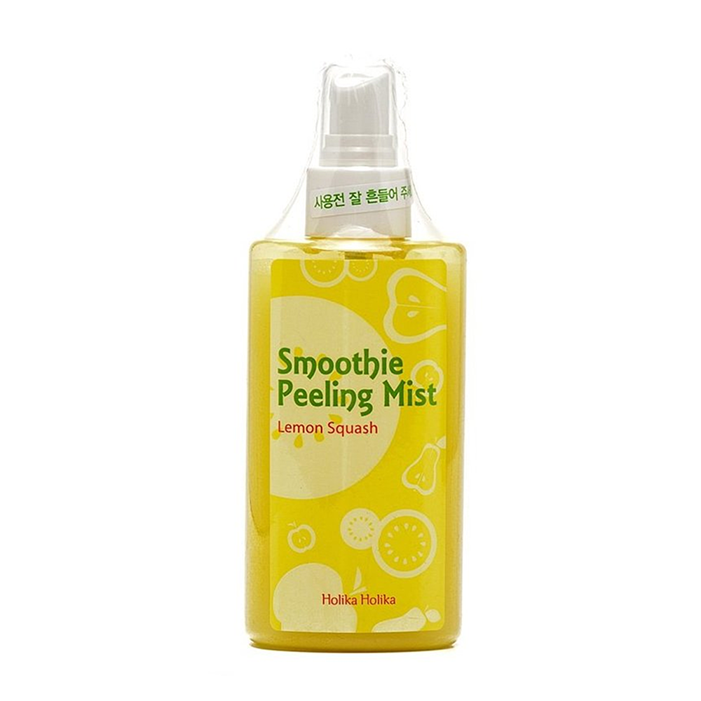 HOLIKA HOLIKA Мист-скатка отшелушивающий с лимоном Смузи Пилинг / Smoothie Peeling Mist Lemon Squash 150 мл