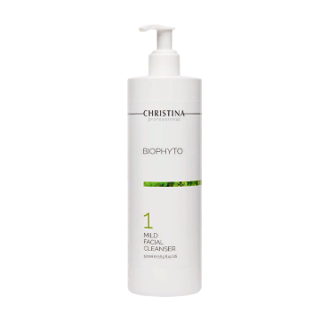 CHRISTINA Гель мягкий очищающий (шаг 1) / Mild Facial Cleanser Bio Phyto 500 мл