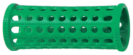 SIBEL Бигуди пластмассовые зеленые 25 мм 10 шт/уп зажимы пластмассовые черные 12 см sibel 5 шт