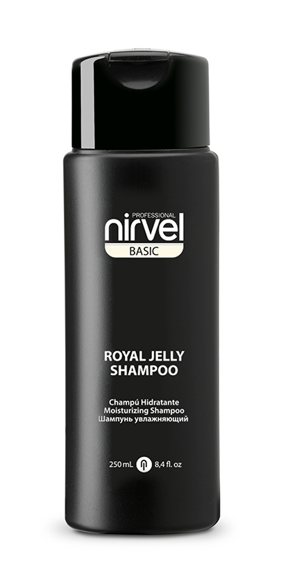 NIRVEL PROFESSIONAL Шампунь увлажняющий с пчелиным маточным молочком для окрашенных волос / ROYAL JELLY SHAMPOO 250 мл шампунь для окрашенных волос tinta color shampoo
