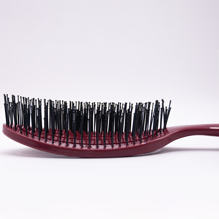 BOUTICLE Расческа гибкая профессиональная для волос с двойными зубьями, бордовая / FLEXIBLE HAIRBRUSH, фото 2