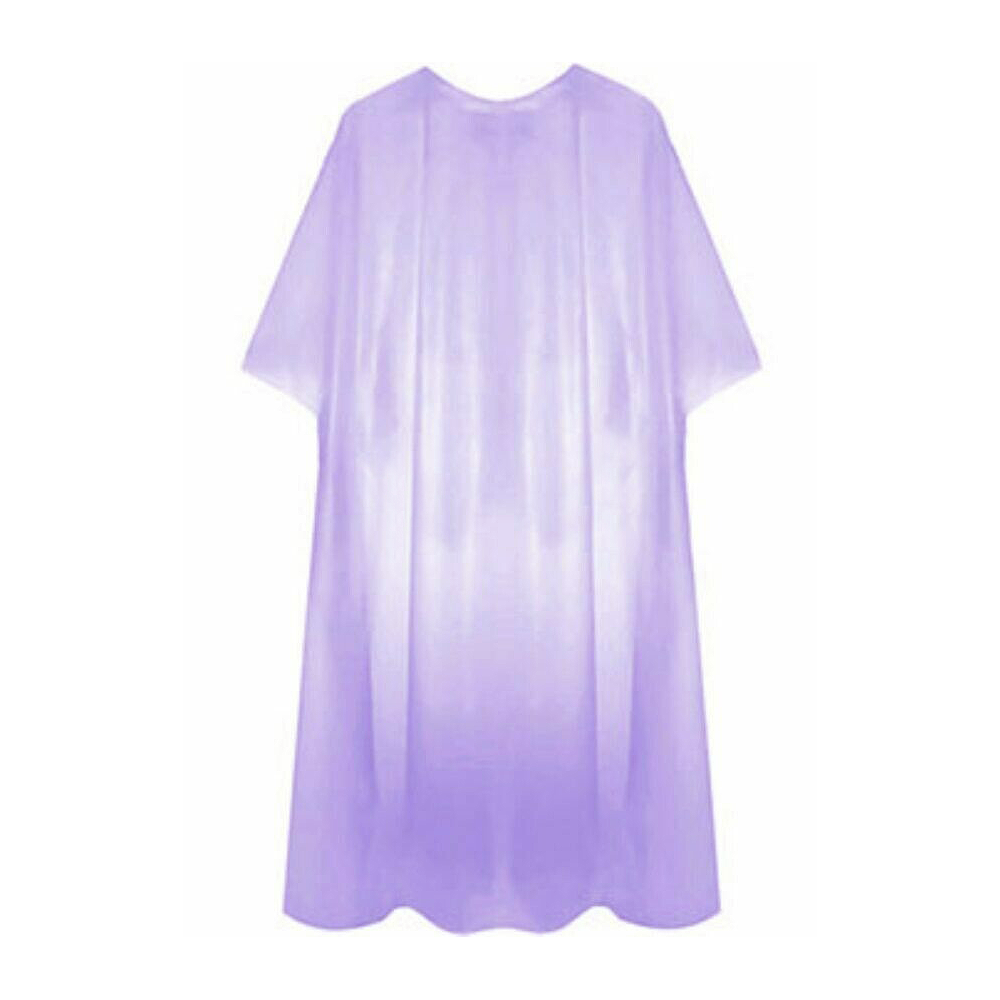 ЧИСТОВЬЕ Пеньюар для парикмахерских работ Стандарт полиэтилен, сиреневый 160*100 см 50 шт, фото 2