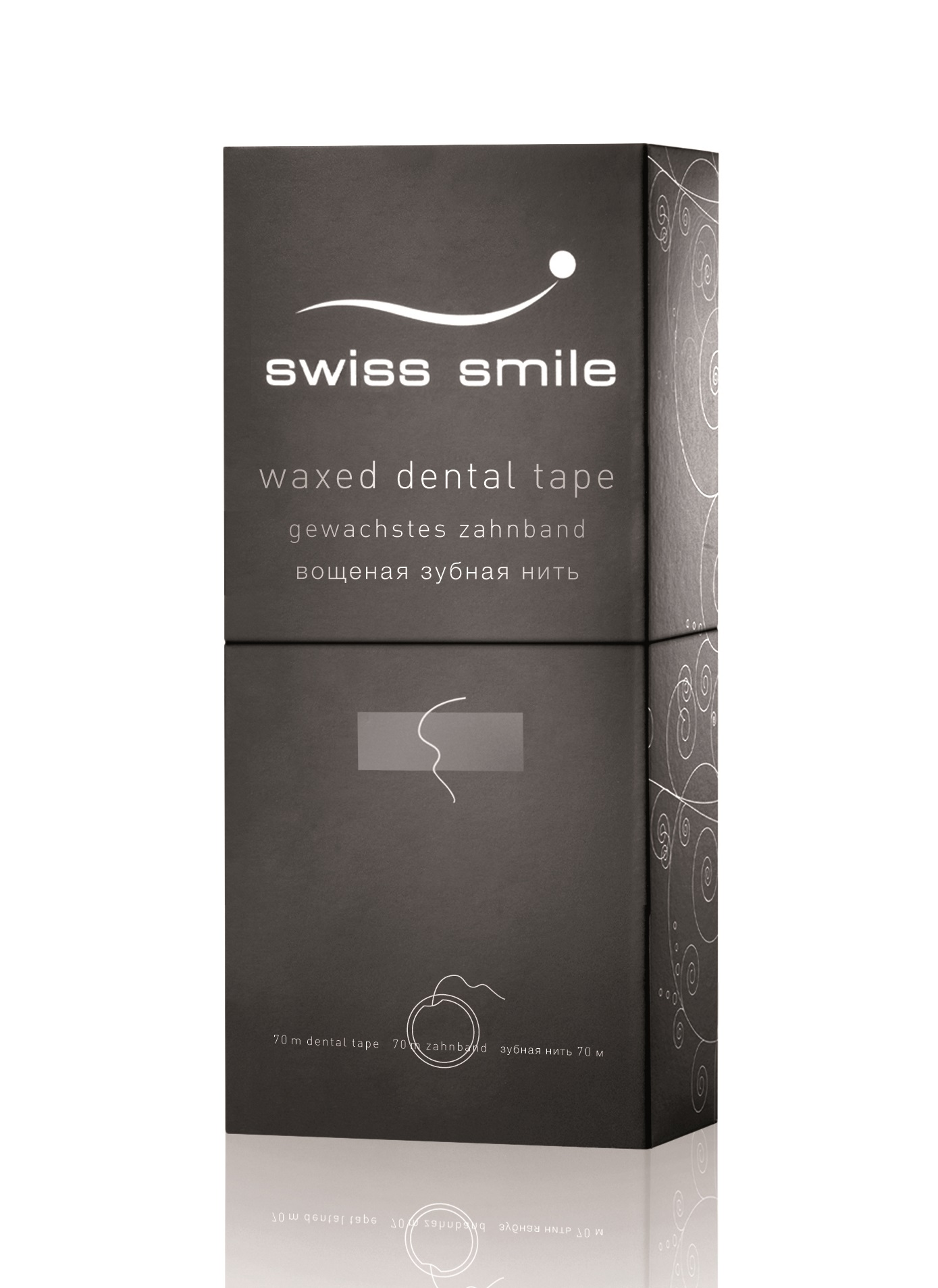 SWISS SMILE Лента зубная вощеная / international version 70 м, фото 3