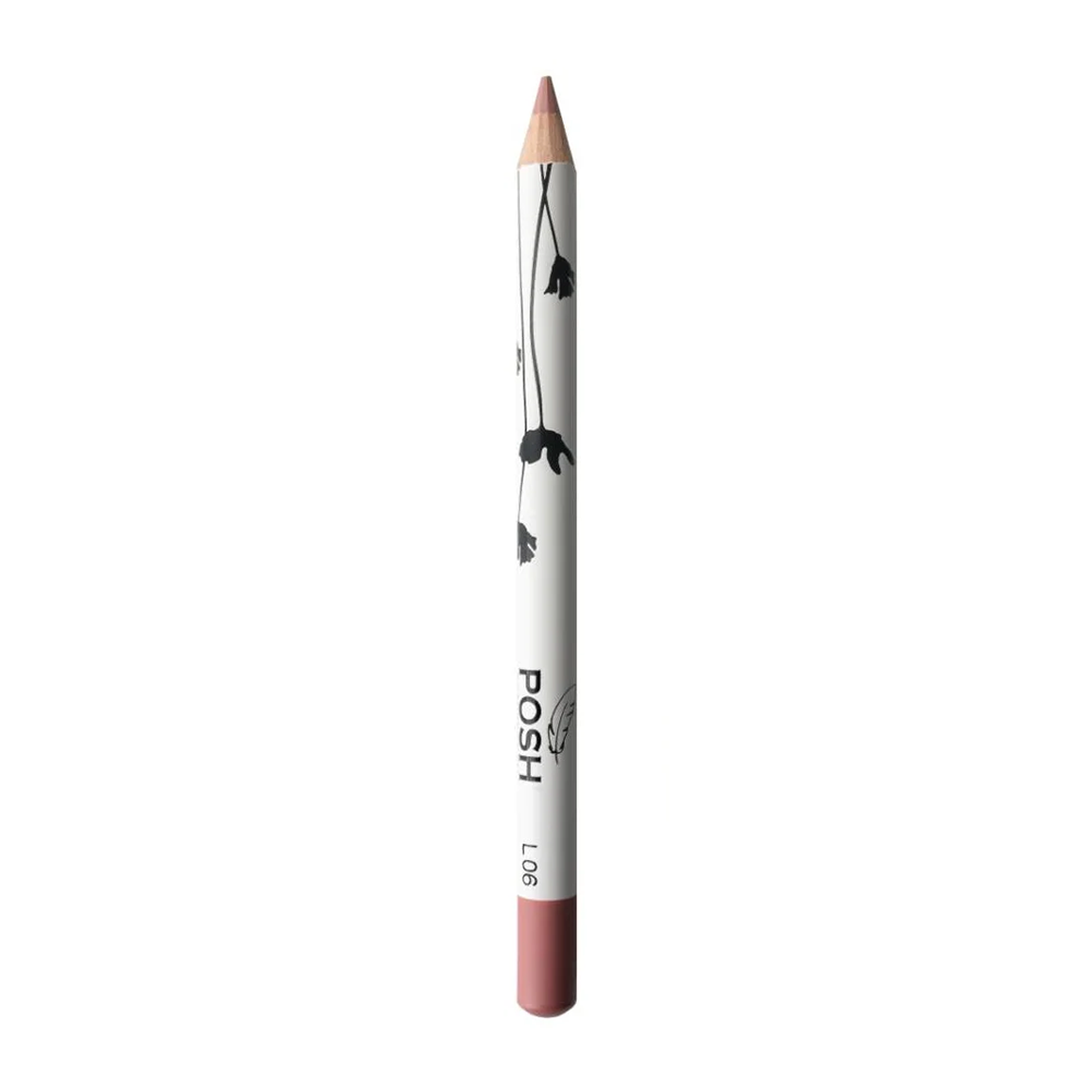 POSH Помада-карандаш пудровая ультрамягкая 2 в 1, L06 / Organic пудровая помада карандаш posh 2 в 1 organic тон l07
