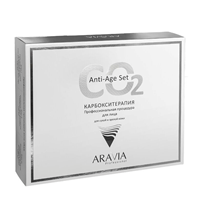 Набор карбокситерапии для сухой и зрелой кожи лица / CO2 Anti-Age Set 3*150 мл, ARAVIA