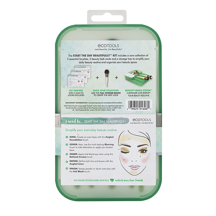 ECOTOOLS Набор кистей для макияжа / Start the Day Beautifully Kit, фото 6