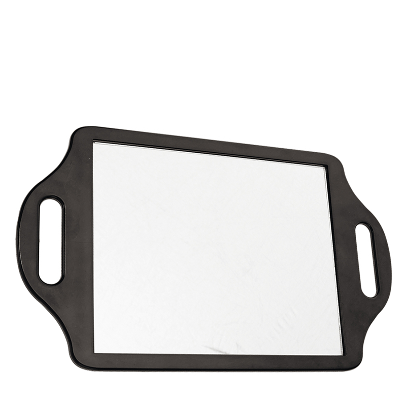 DEWAL PROFESSIONAL Зеркало заднего вида с двумя ручками, пластик, черное 36х22 см бочка пластик для воды 30 л квадратная с ручками белая 10193061 дачная радиан