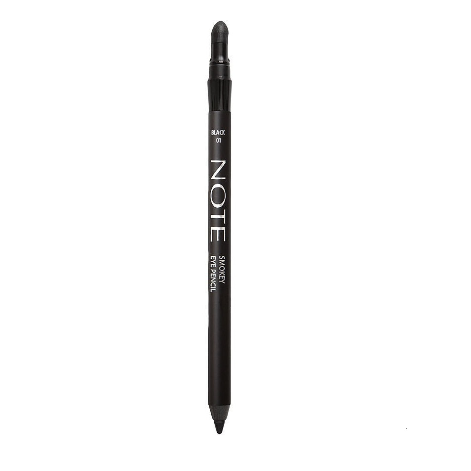 NOTE COSMETICS Карандаш для глаз, для создания эффекта смоуки 01 / SMOKEY EYE PENCIL 1,2 г карандаш для губ mac cosmetics lip pencil stone 1 45 г