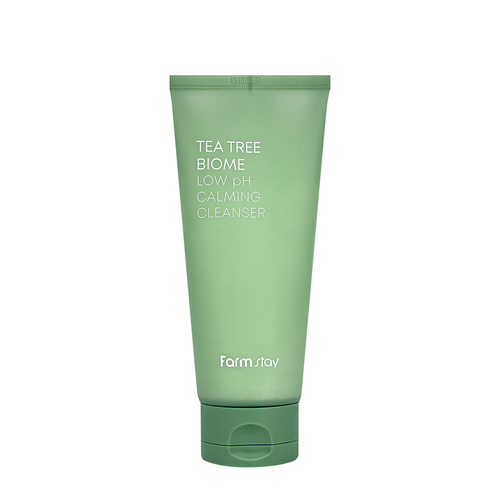 FARMSTAY Пенка для лица с чайным деревом для чувствительной кожи / Tea Tree Biome Low pH Calming Cleanser 180 мл, фото 1