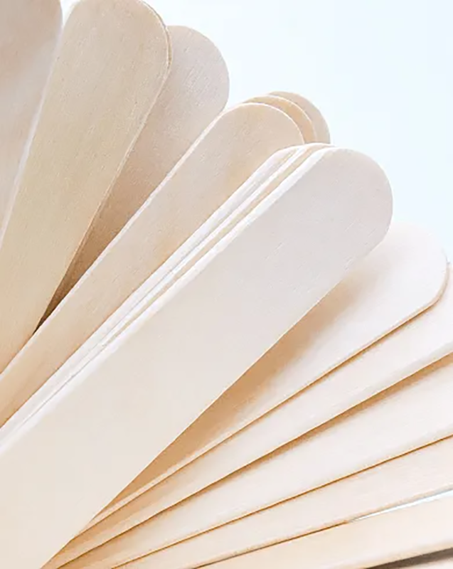 KAPOUS Шпатель деревянный 140 х 18 х 2 мм / Depilation 100 шт, фото 3