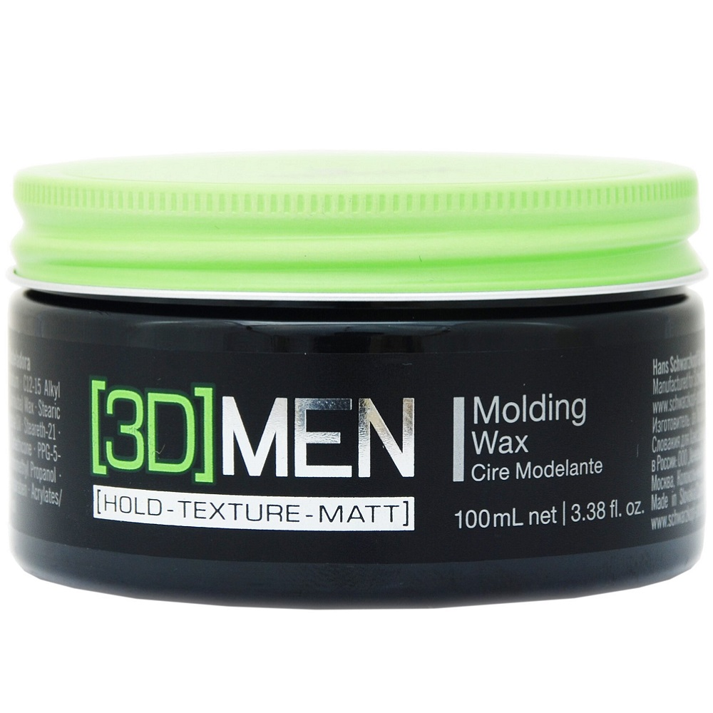 SCHWARZKOPF PROFESSIONAL Воск моделирующий, для мужчин / ВС [3D]MEN 100 мл, фото 2