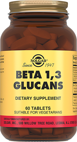 SOLGAR Бета-глюканы 1,3 таблетки № 60
