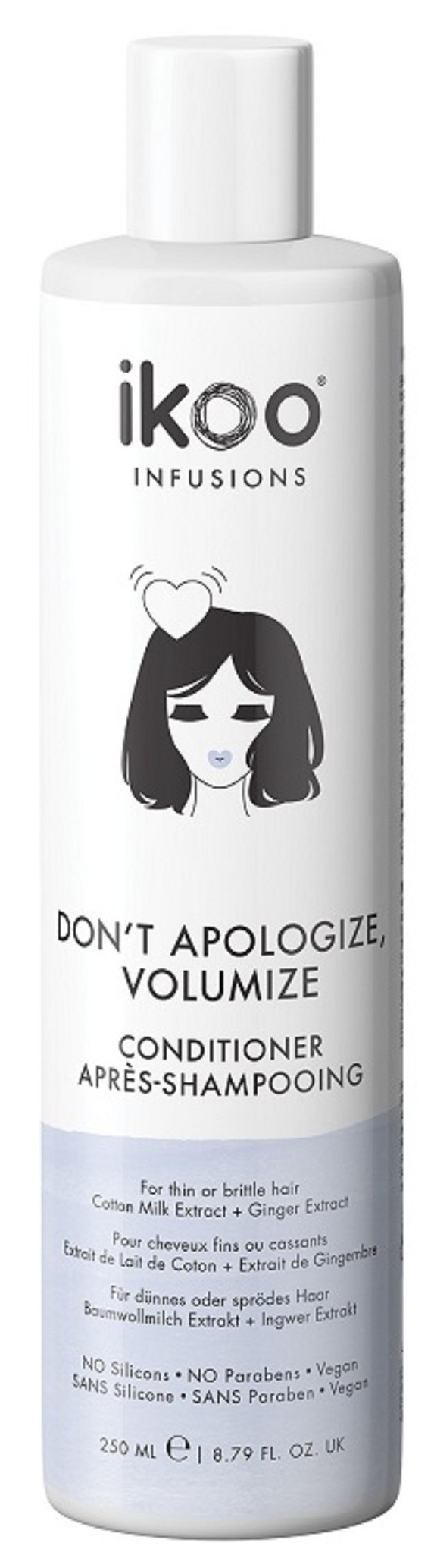 IKOO IKOO Кондиционер для волос Непростительный объем / Conditioner Don't Apologize, Volumize 250 мл