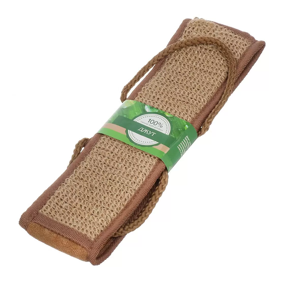 BEAUTY FORMAT Мочалка натуральная из волокна джута, пояс / BEAUTY FORMAT 1 шт, фото 2