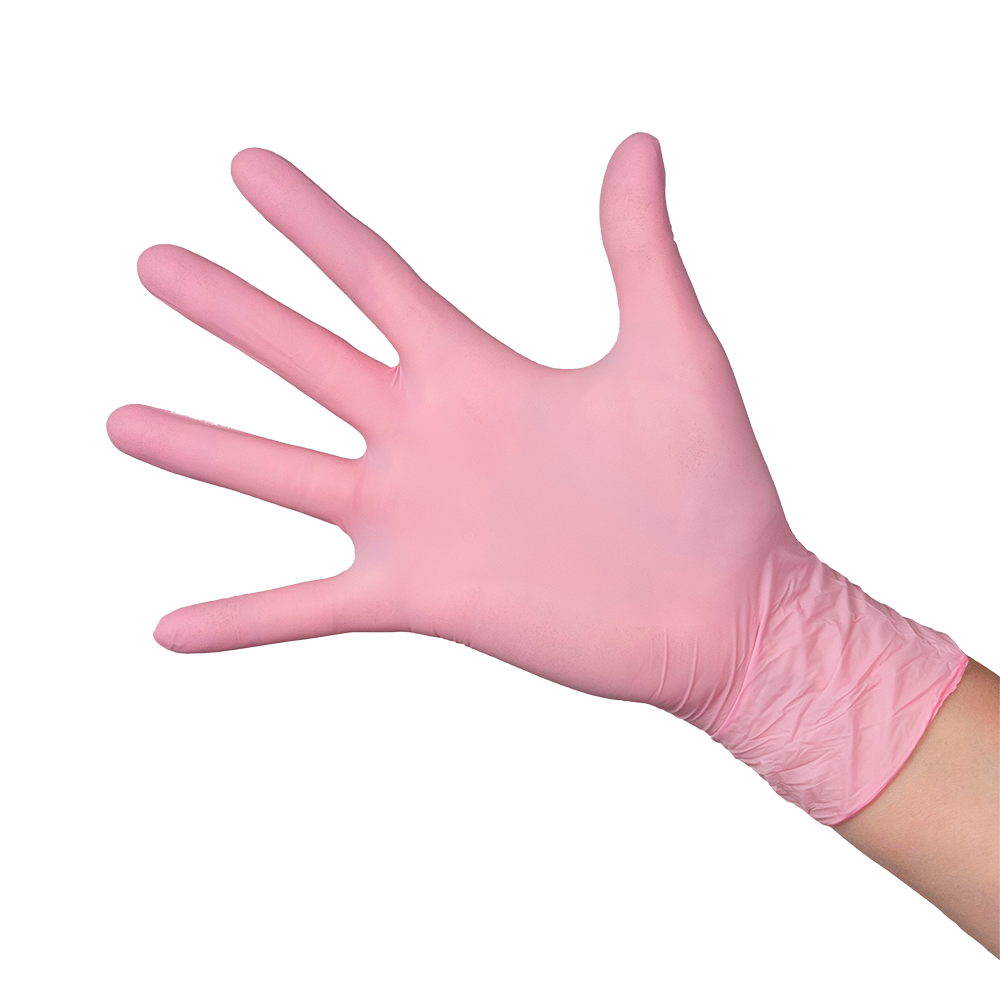 ЧИСТОВЬЕ Перчатки нитрил розовые S / SunViV XN 316/ZN 316 100 шт перчатки для душа deco отшелушивающие розовые 2 шт