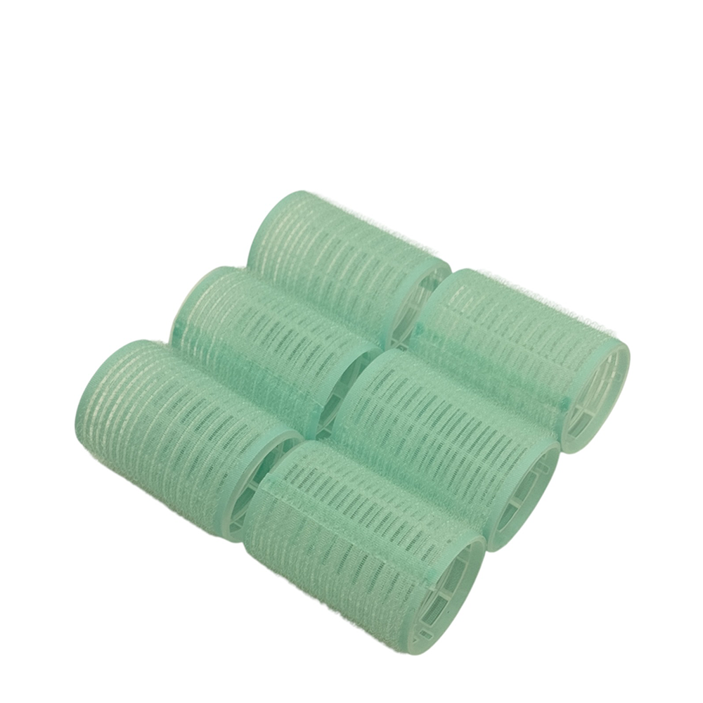 IWOU PROFESSIONAL Бигуди-липучки мятные 40мм/60мм 6 шт/уп, фото 1