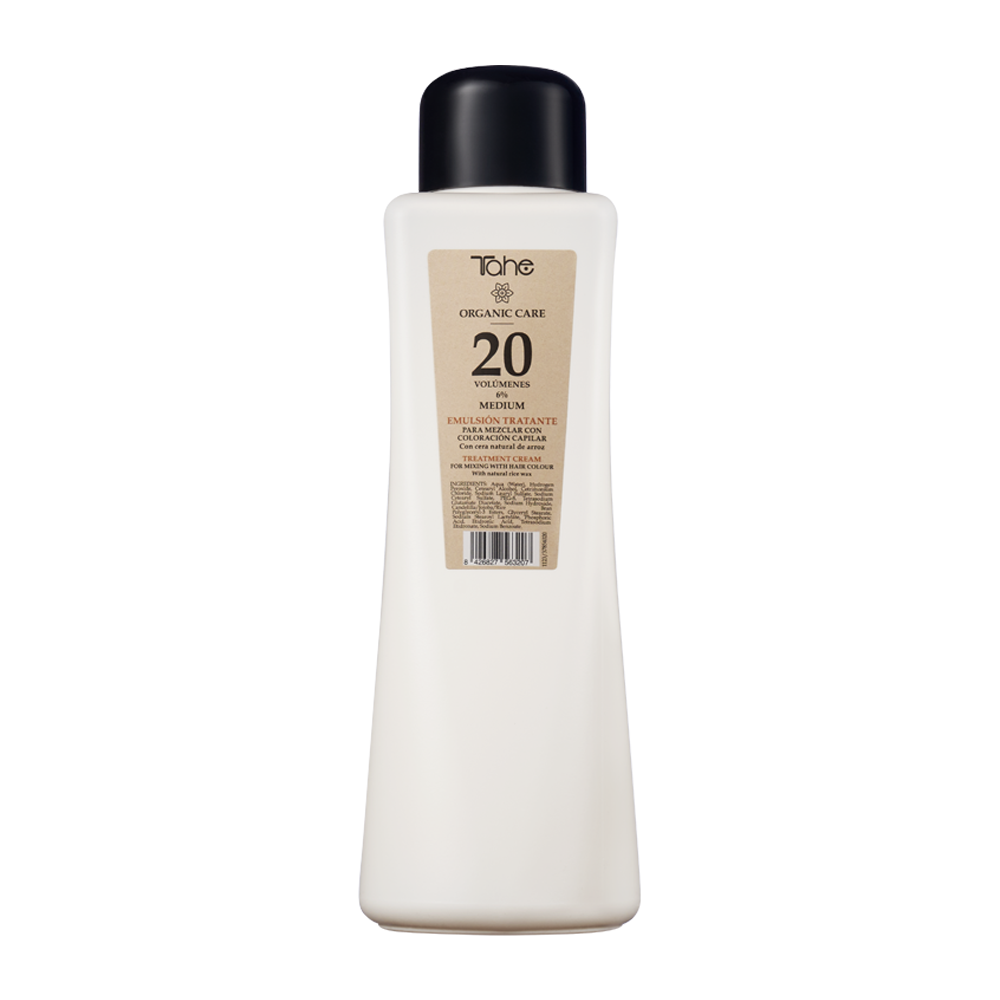 TAHE Эмульсия окисляющая 6% (20 VOL) / ORGANIC CARE EMULSION TRATANTE MEDIUM 1000 мл, фото 1