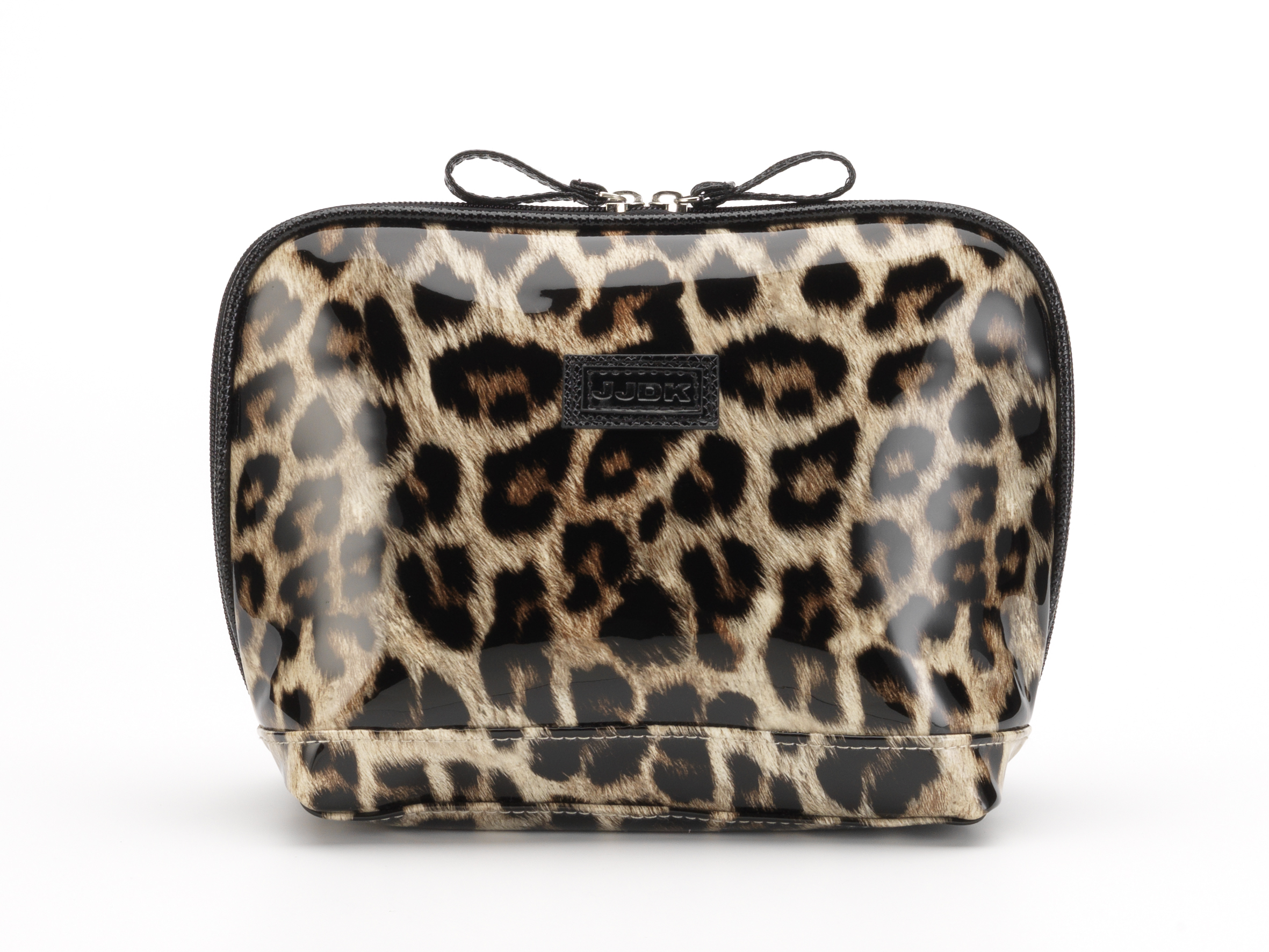 

JJDK Косметичка Oda leopard beige большая запечатанный хлопок, леопард бежевый