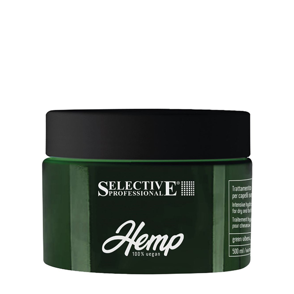 

SELECTIVE PROFESSIONAL Маска для интенсивного увлажнения и кондиционирования сухих и ломких волос / HEMP 500 мл