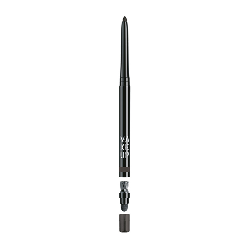 MAKE UP FACTORY Карандаш автоматический контурный для глаз, 01 черный вельвет / Automatic Eyeliner 0,31 гр pastel водостойкий контурный карандаш для глаз matte eyeliner