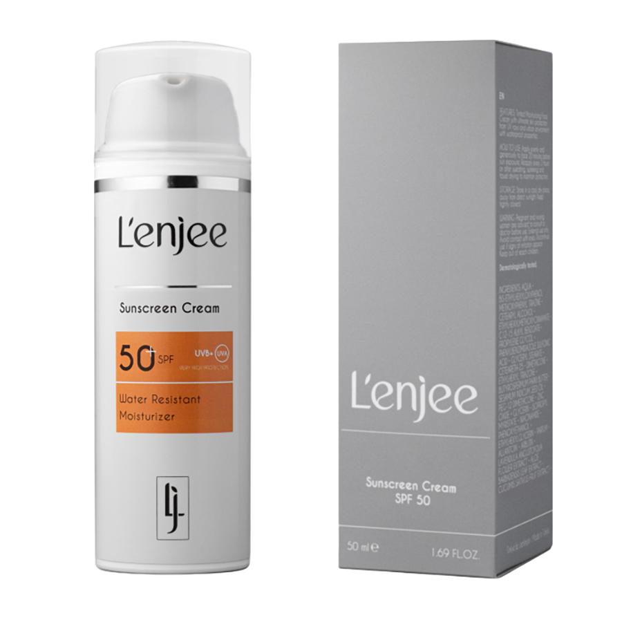 LENJEE Крем солнцезащитный для лица SPF50 / Sunscreen Cream 50 мл, фото 2